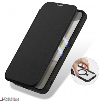 Dux Ducis Skin X Pro dirbtinos odos dėklas su magsafe (Samsung S24 Plus) Dux Ducis Skin X Pro dirbtinos odos dėklas su magsafe (Samsung S24 Plus)
